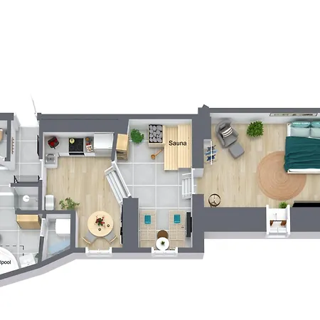 Apartmán Wellness Altstadt - Sauna, Whirlpool & Free Parking By Hero Homes *